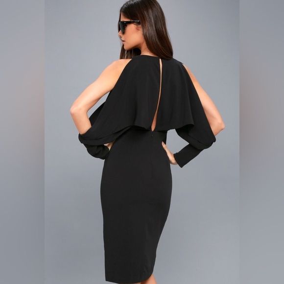 Lulus Black Dress - Picture 4 of 6